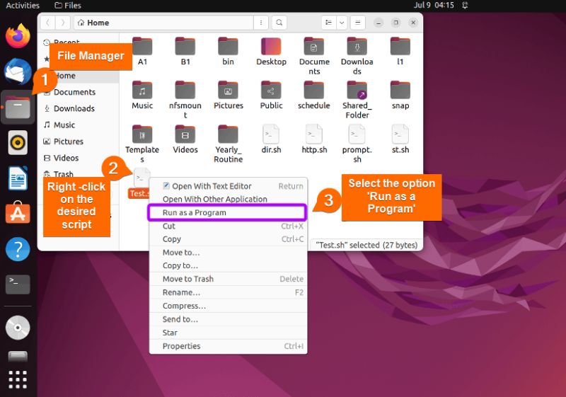 Executing Scripts In Linux Without Bash Command Line - Ultra HD City Background - 8K