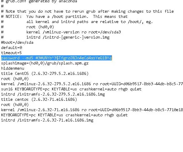 secure grub