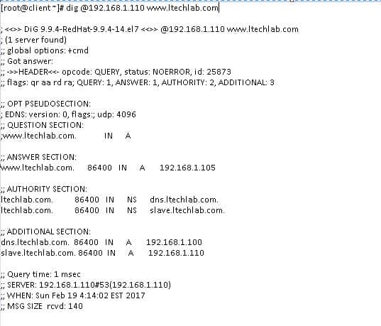 master slave dns