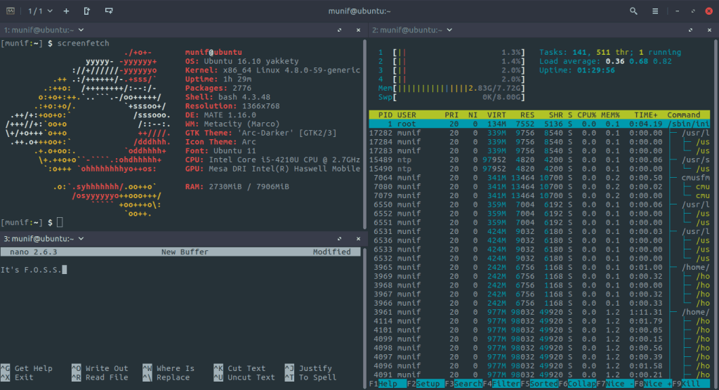 tilix interface tilix interface