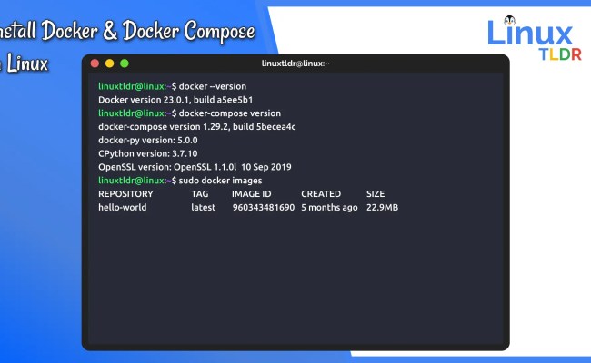 Install Docker And Docker Compose In Linux (Ultimate Guide)