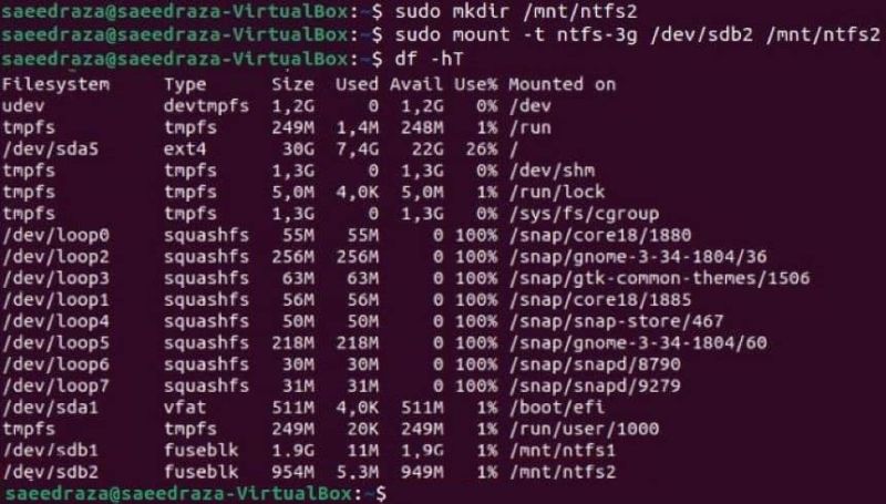 How To Solve The Problem Of Mounting Ntfs Partitions On Ubuntu 22 04 Peshmerge Morad - Modern Dark Illustration - High Resolution