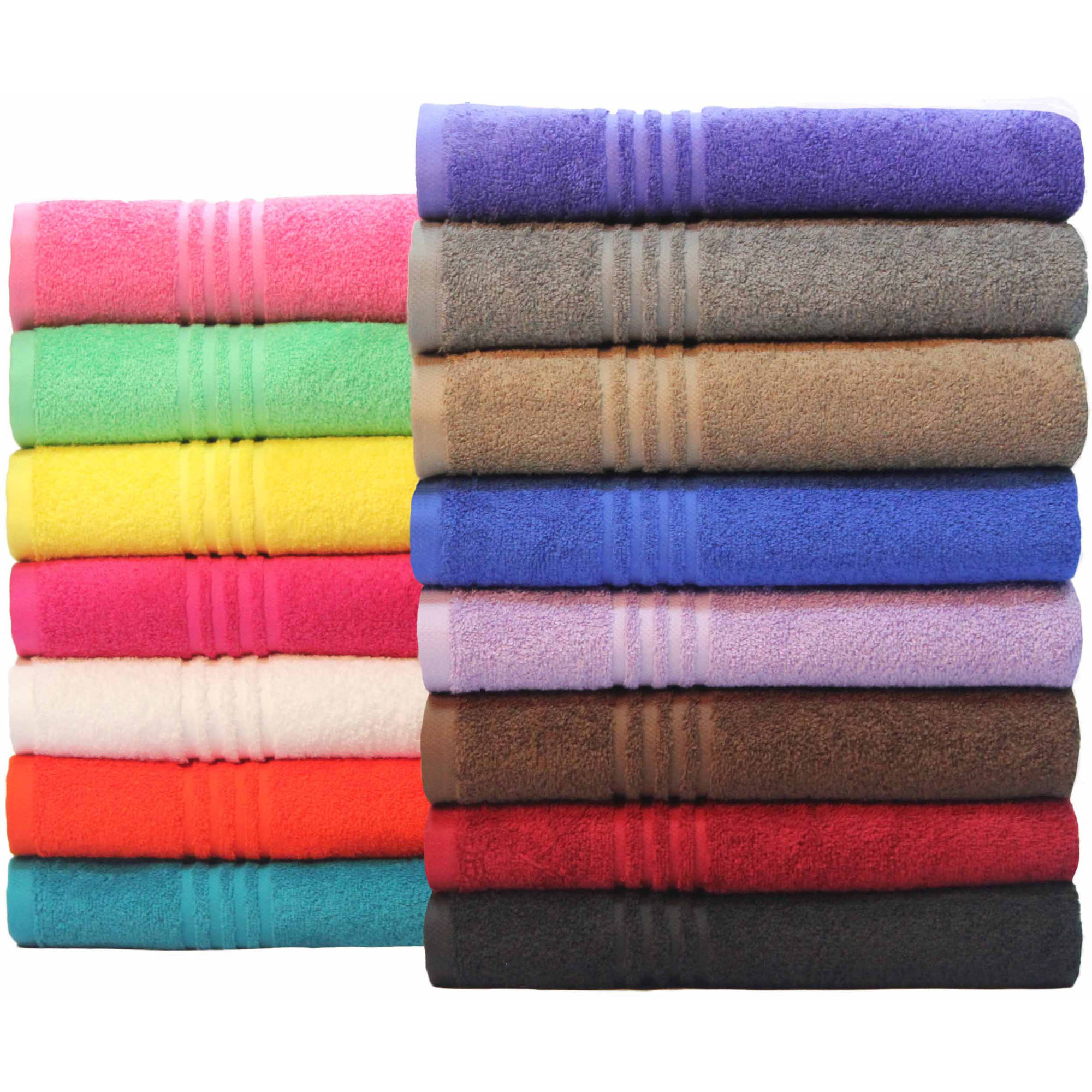 Dyed Bath Towels