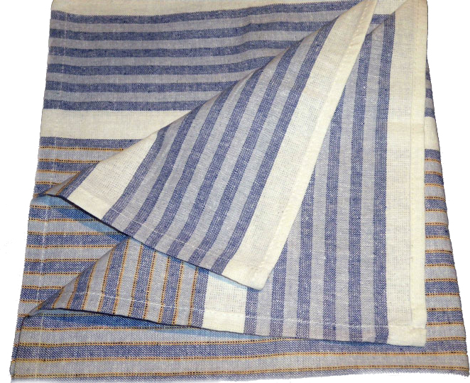 Two Tone Kitchen Cloth 50x70cm 80g, 50x76cm 95g Colors: Blue Red Brown Stripes