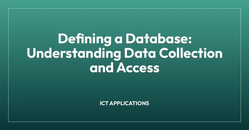 A Database Is A Collection Of Data Generally Stored And Accessed From A Computer By Sule - Amazing Desktop Space Pictures | Free Download
