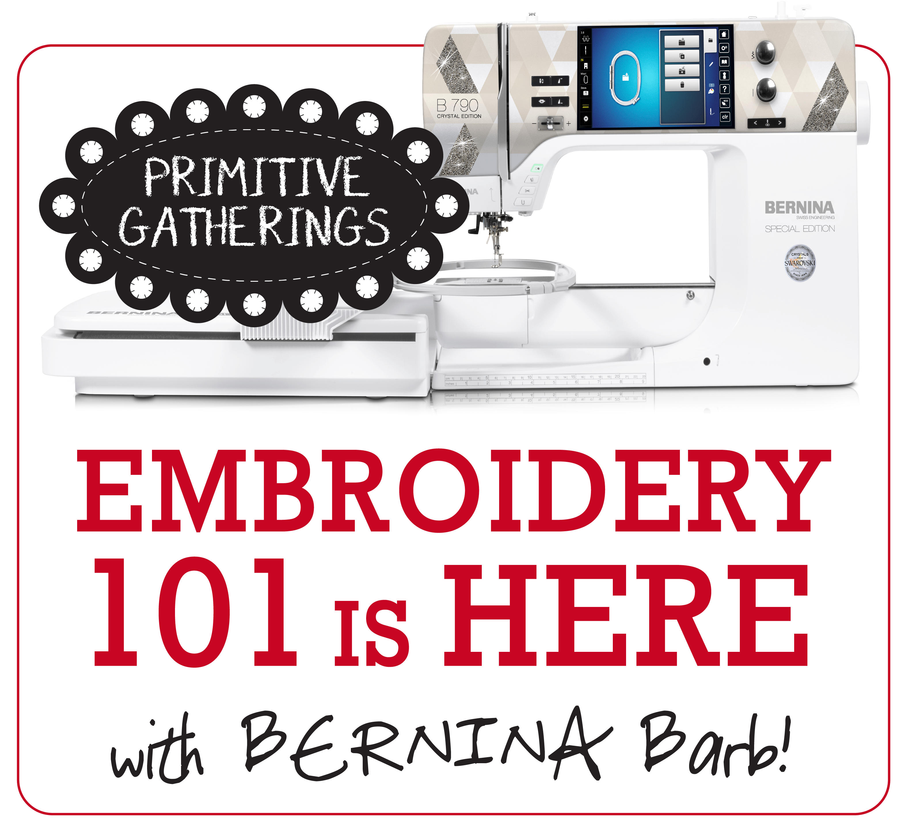 Embroidery 101 is Here!