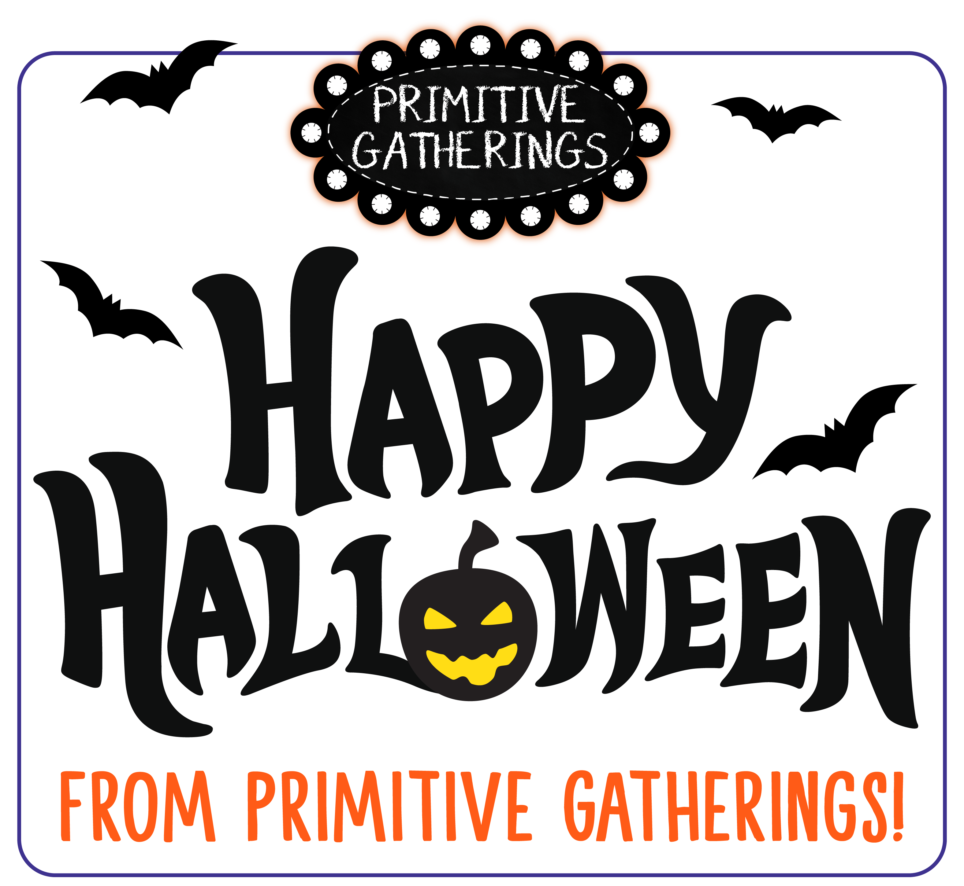 Happy Halloween from Primitive Gatherings!