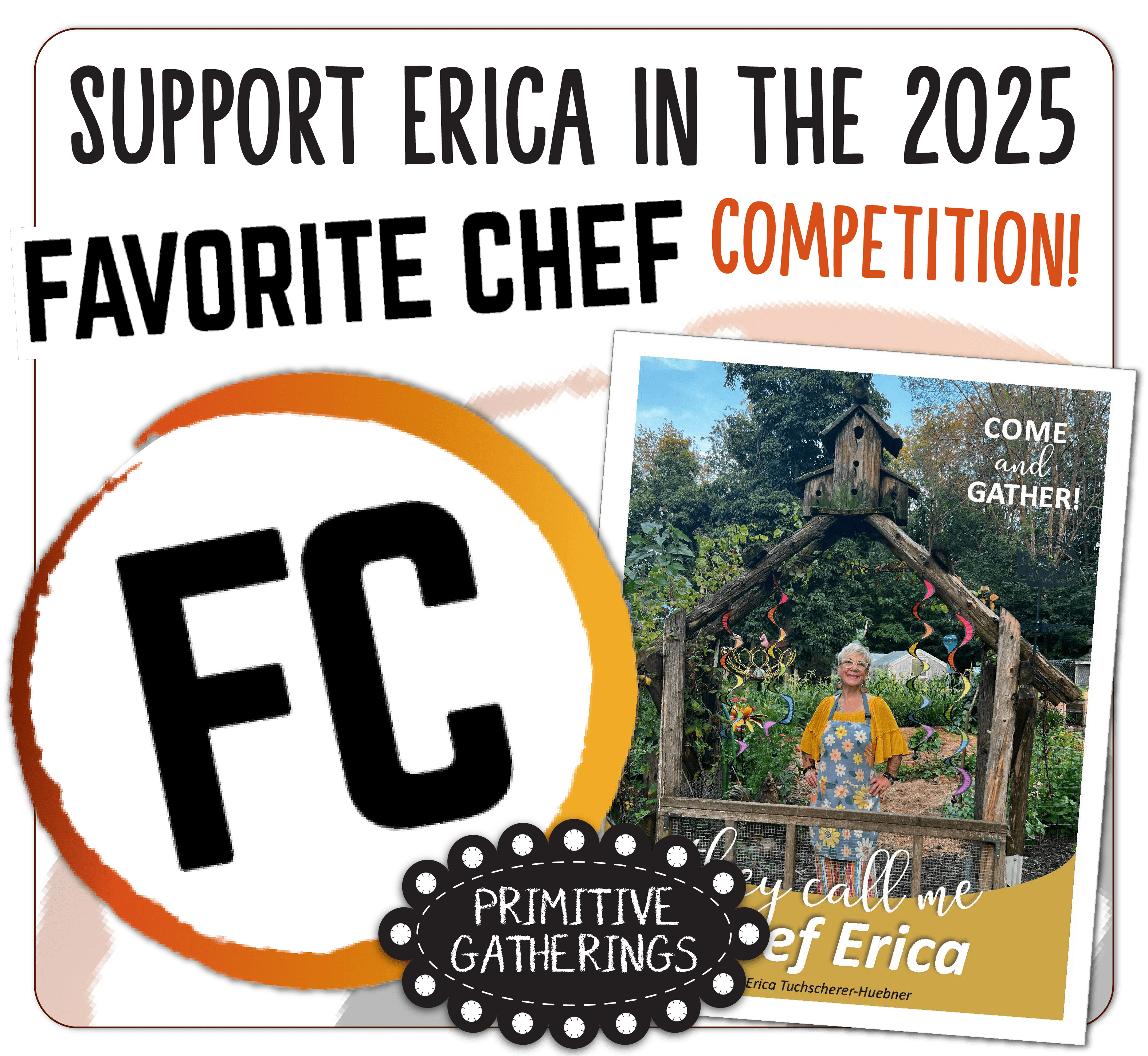 Support Erica in the 2025 Favorite Chef Competition!