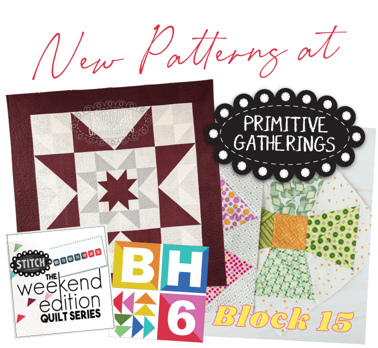 New to Stitch and Easy to Love at Primitive Gatherings!