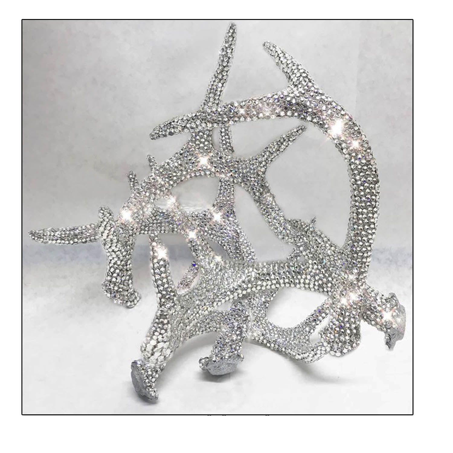 Silver Swarovski Crystal Lux Antler - Lisa Carrier Designs