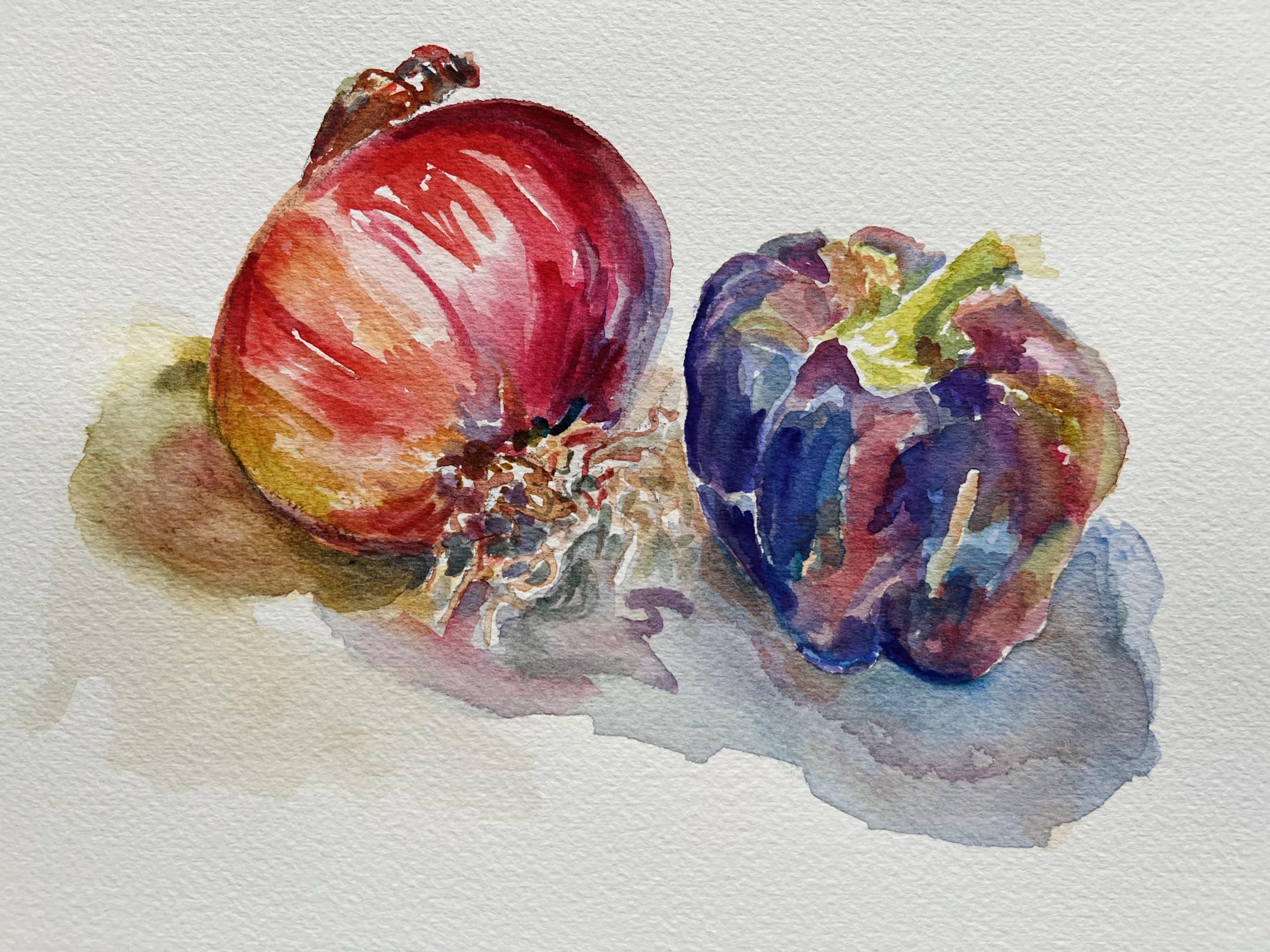 Onion and Pepper Lisa Field artist