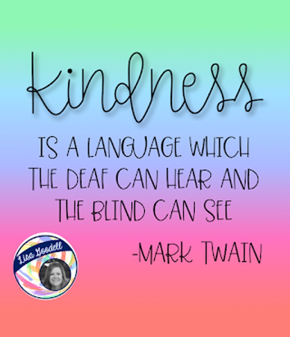 Kindness Topic #3 - Lisa Goodell