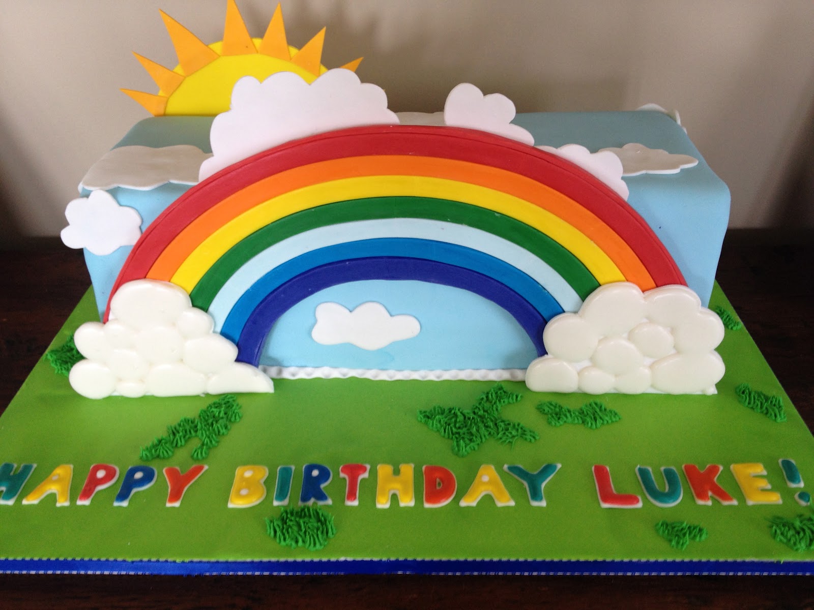 Rainbow Cake Design Images Cup Cake