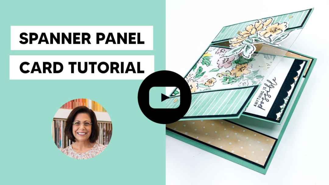 YouTube Thumbnail image of a spanner card fun fold