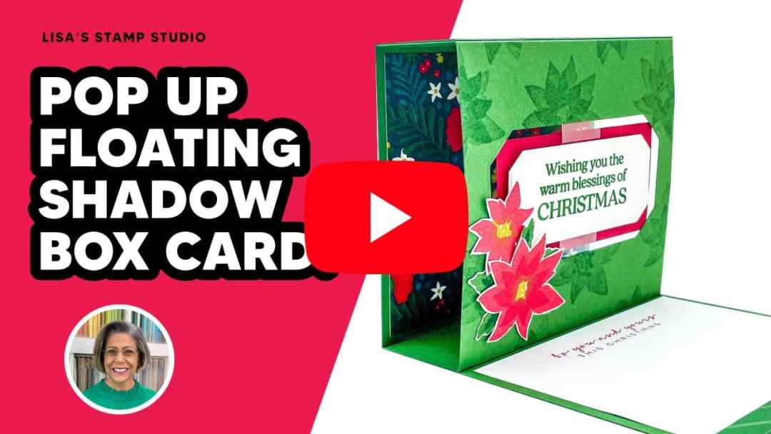 pop up floating shadow box card