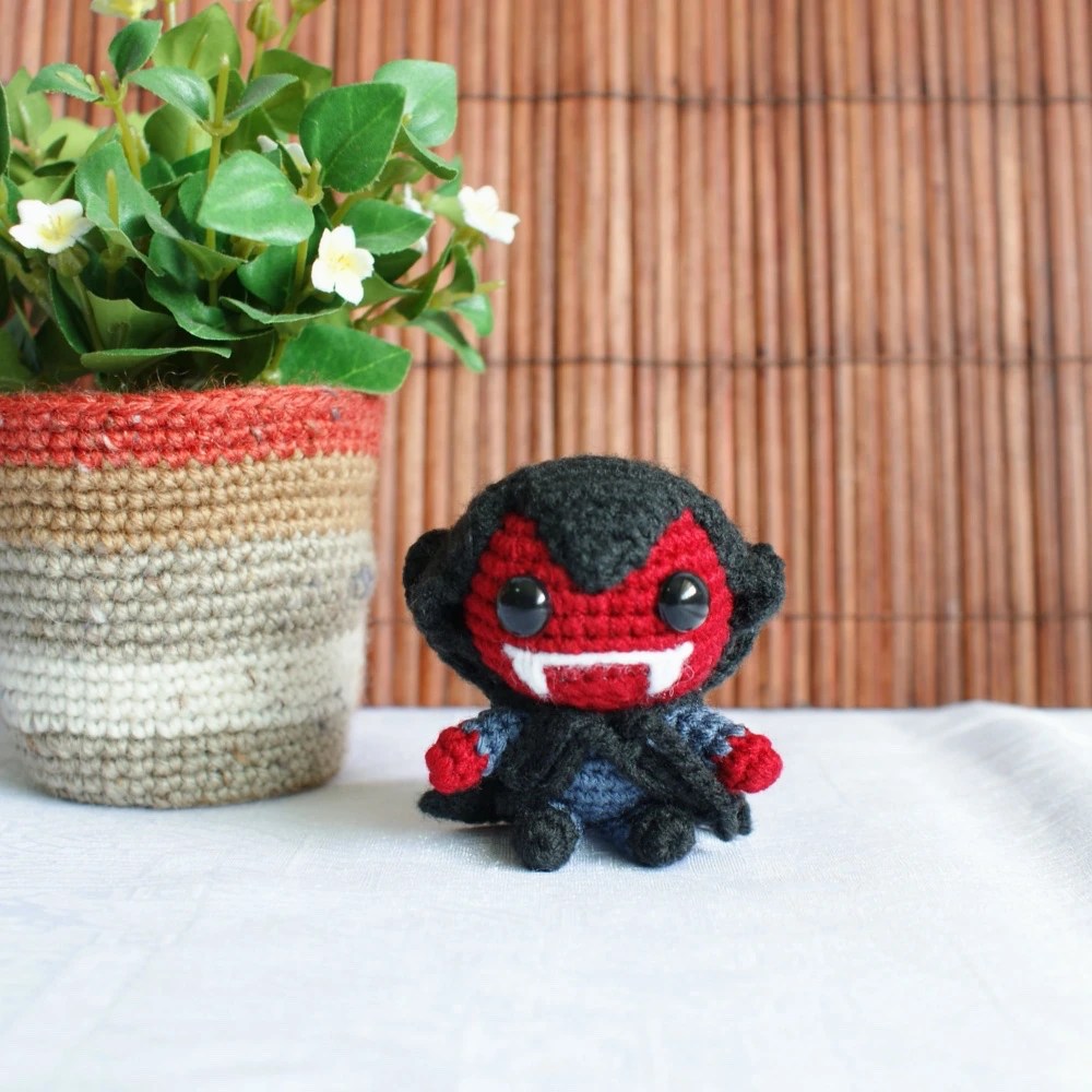 halloween - crochet amigurumi vampire pattern