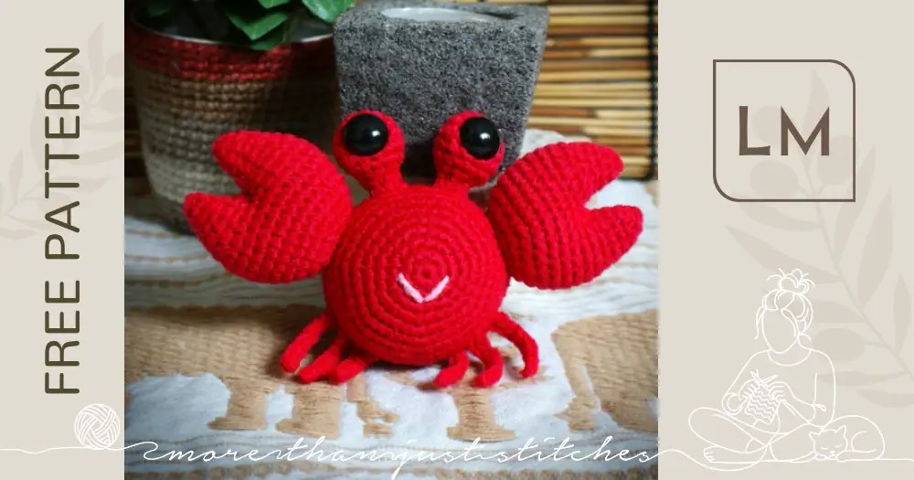 free amigurumi crab pattern