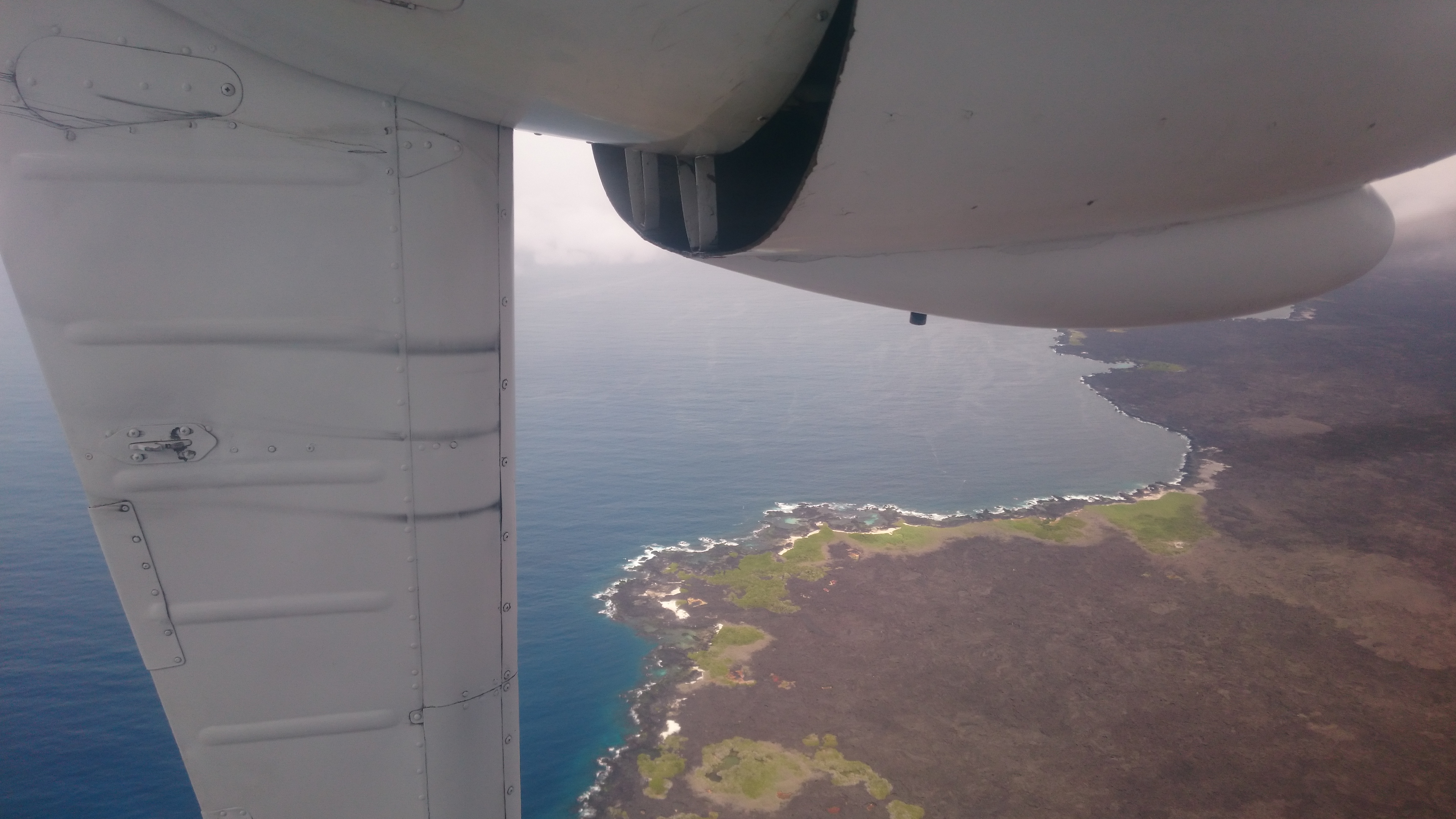 view of the lava flows of Isabella