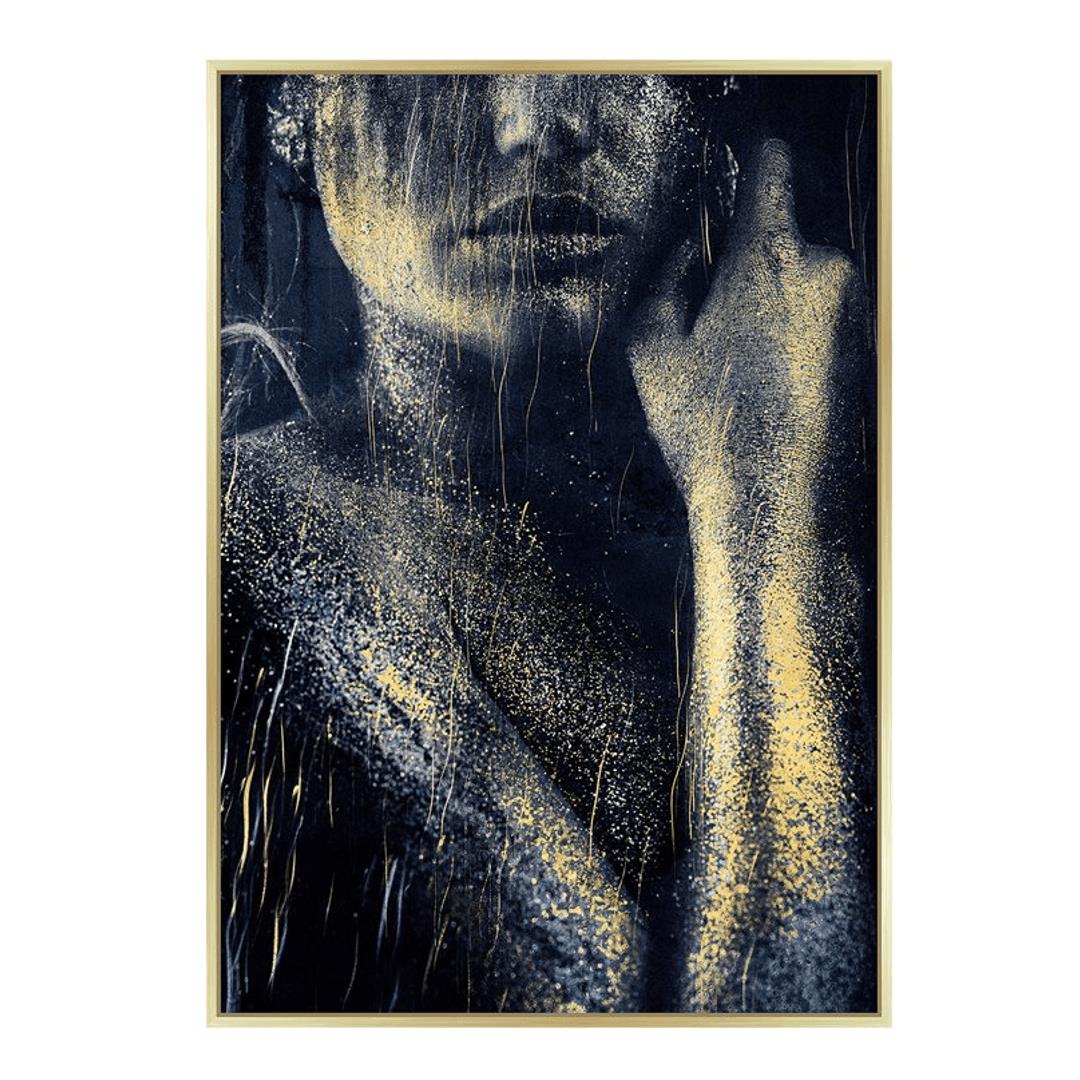 Obraz złota kobieta 102,6 x 142,6 cm