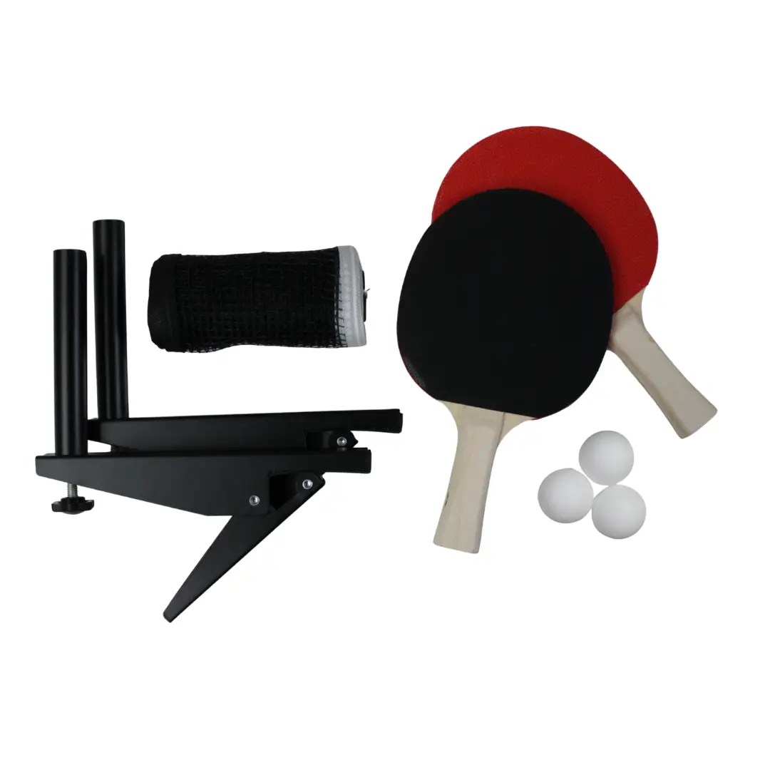 Zestaw siatka do tenisa stołowego, rakietki, piłeczki