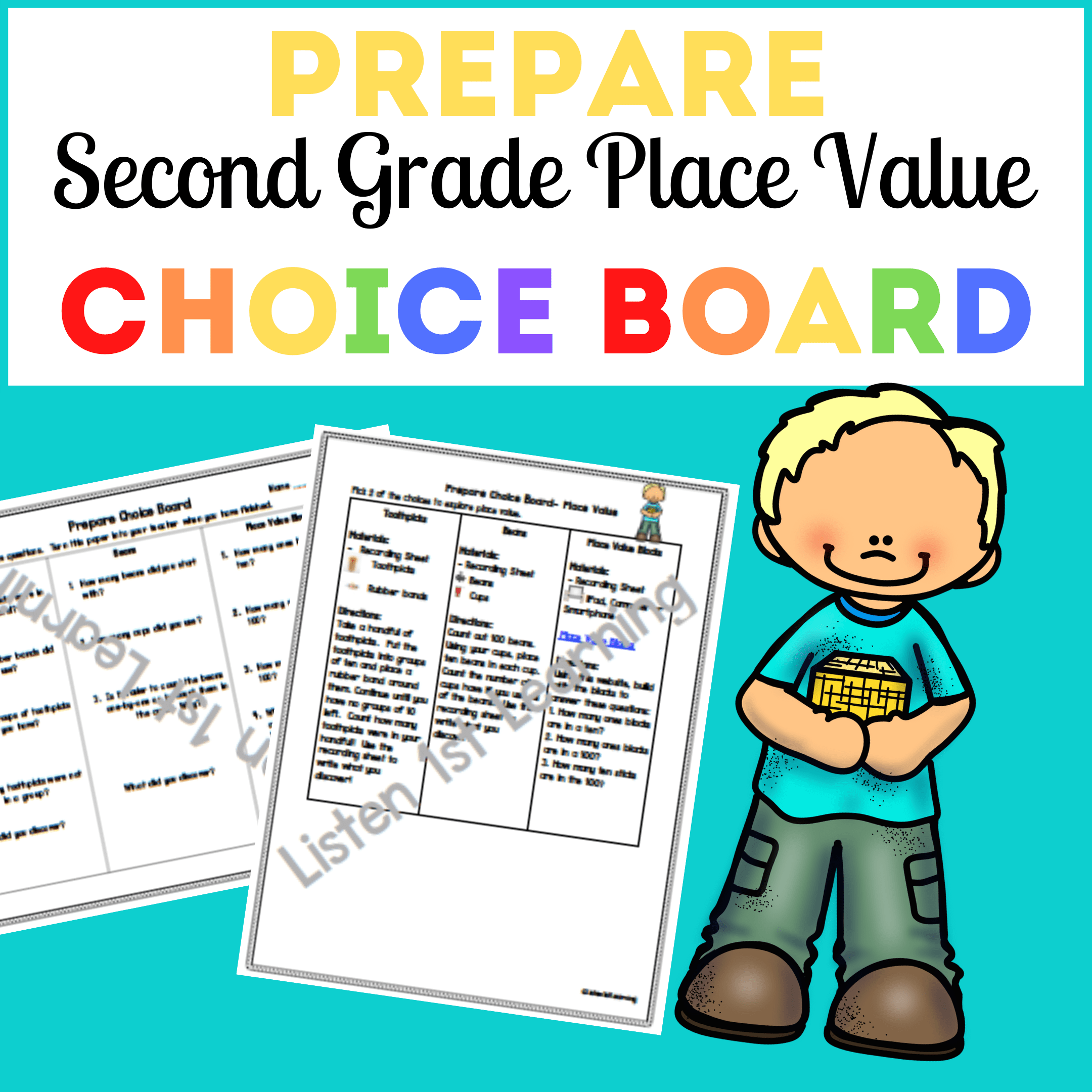 Prepare Choice Board: Place Value
