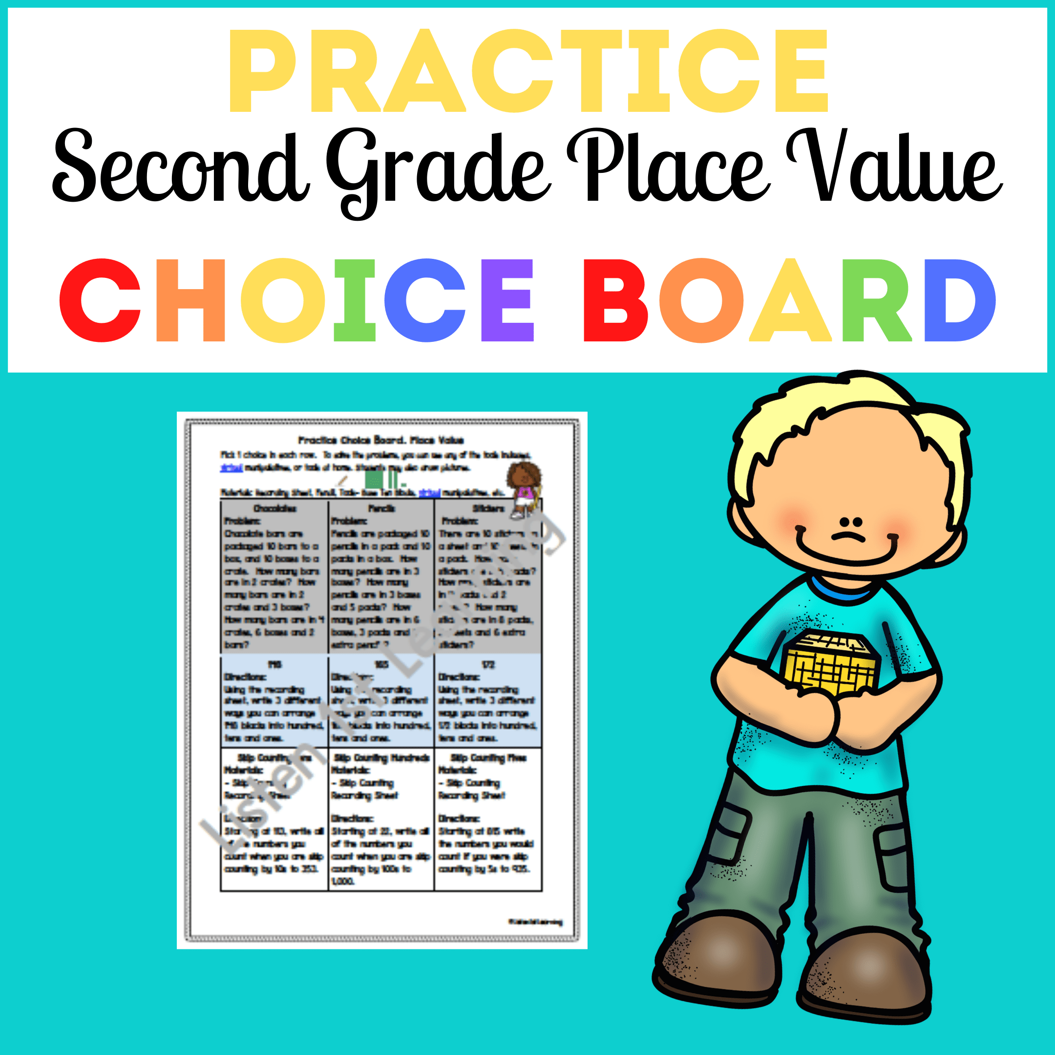 Practice Choice Board: Place Value
