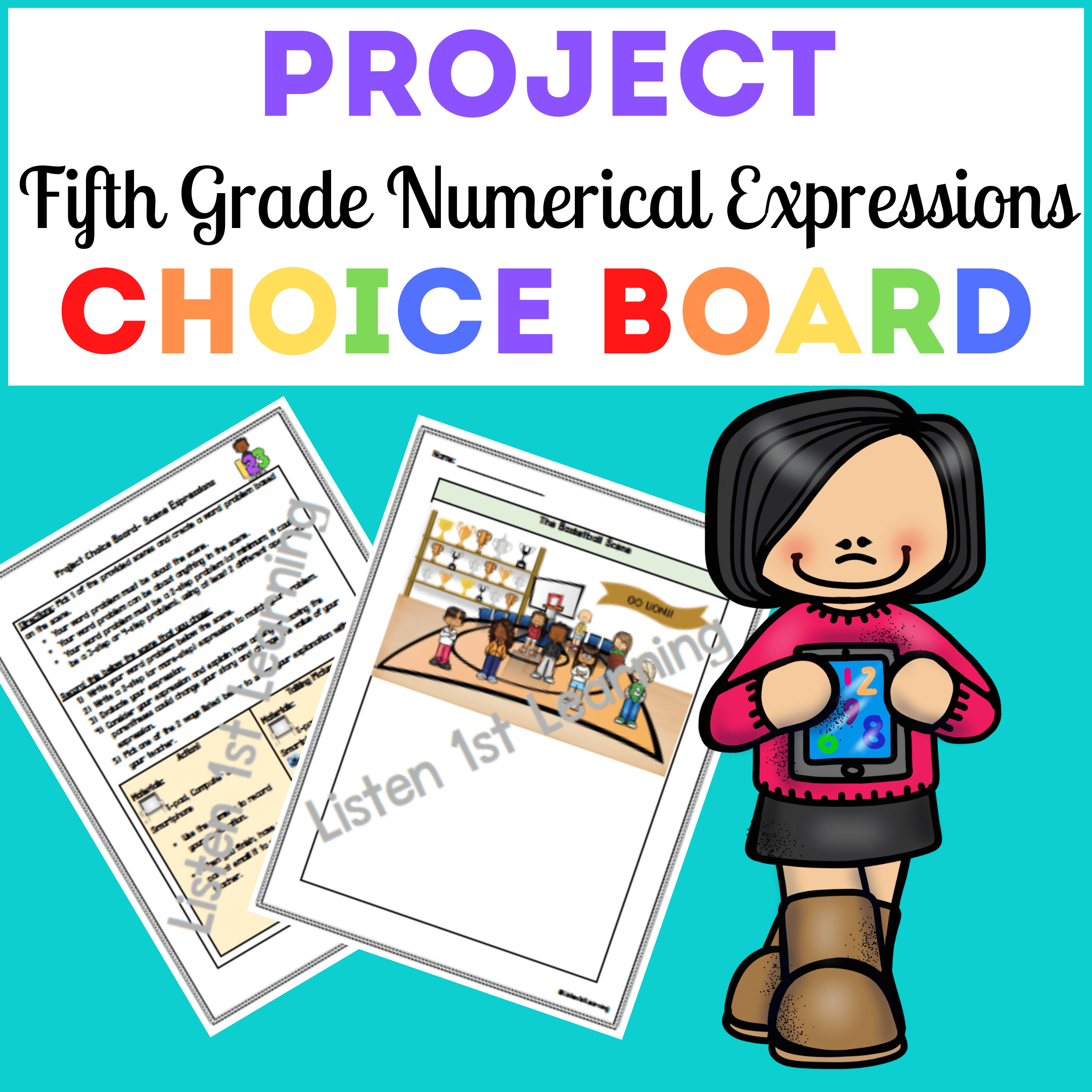 Project Choice Board: Numerical Expressions