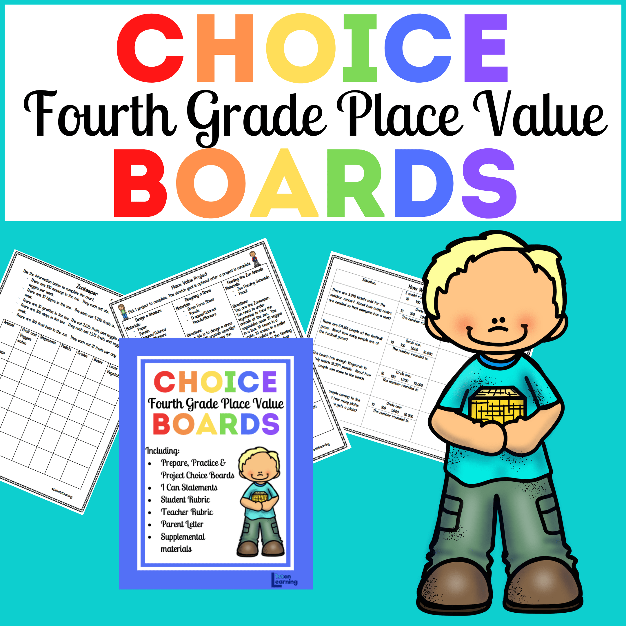 Choice Boards BUNDLE: Place Value