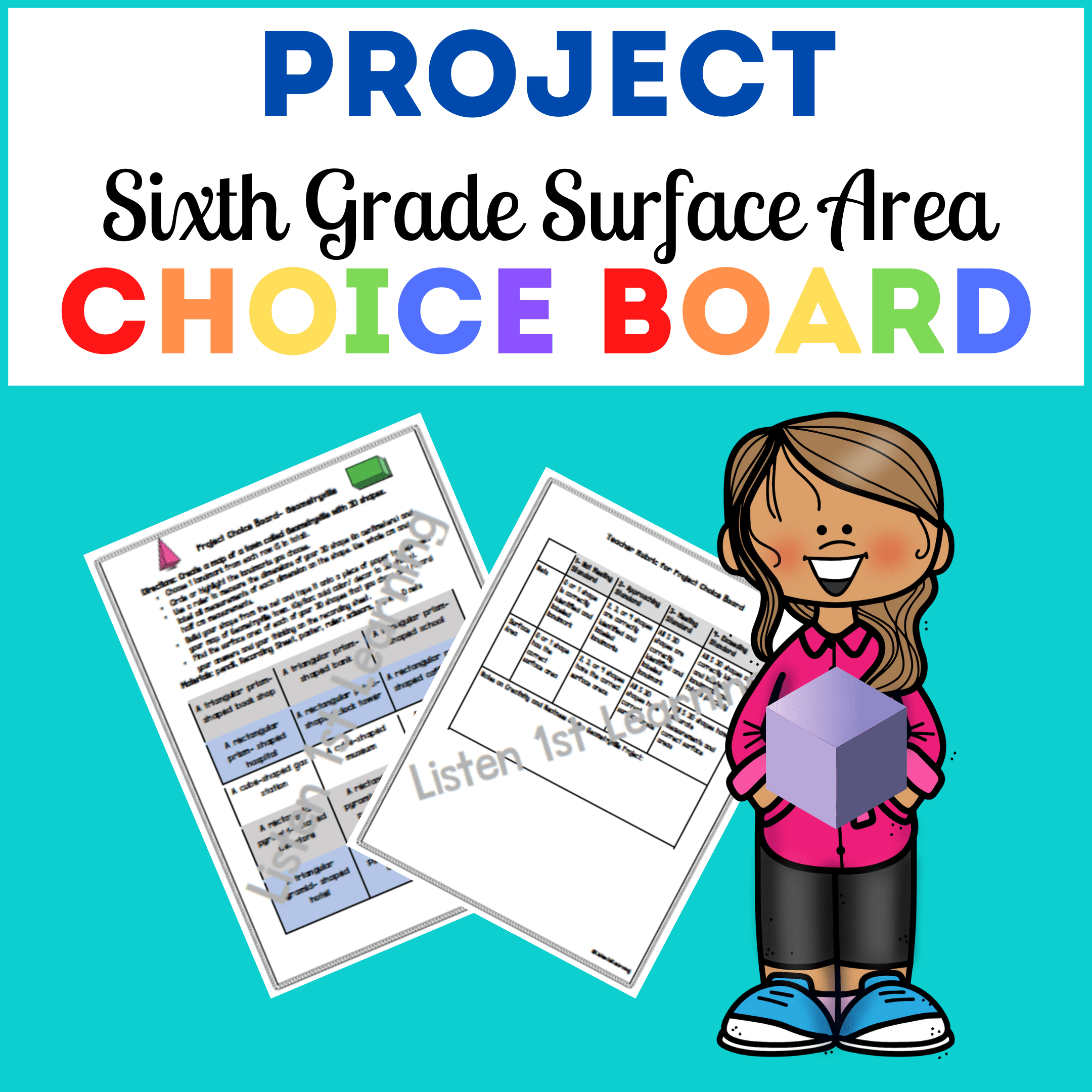 Project Choice Board: Surface Area