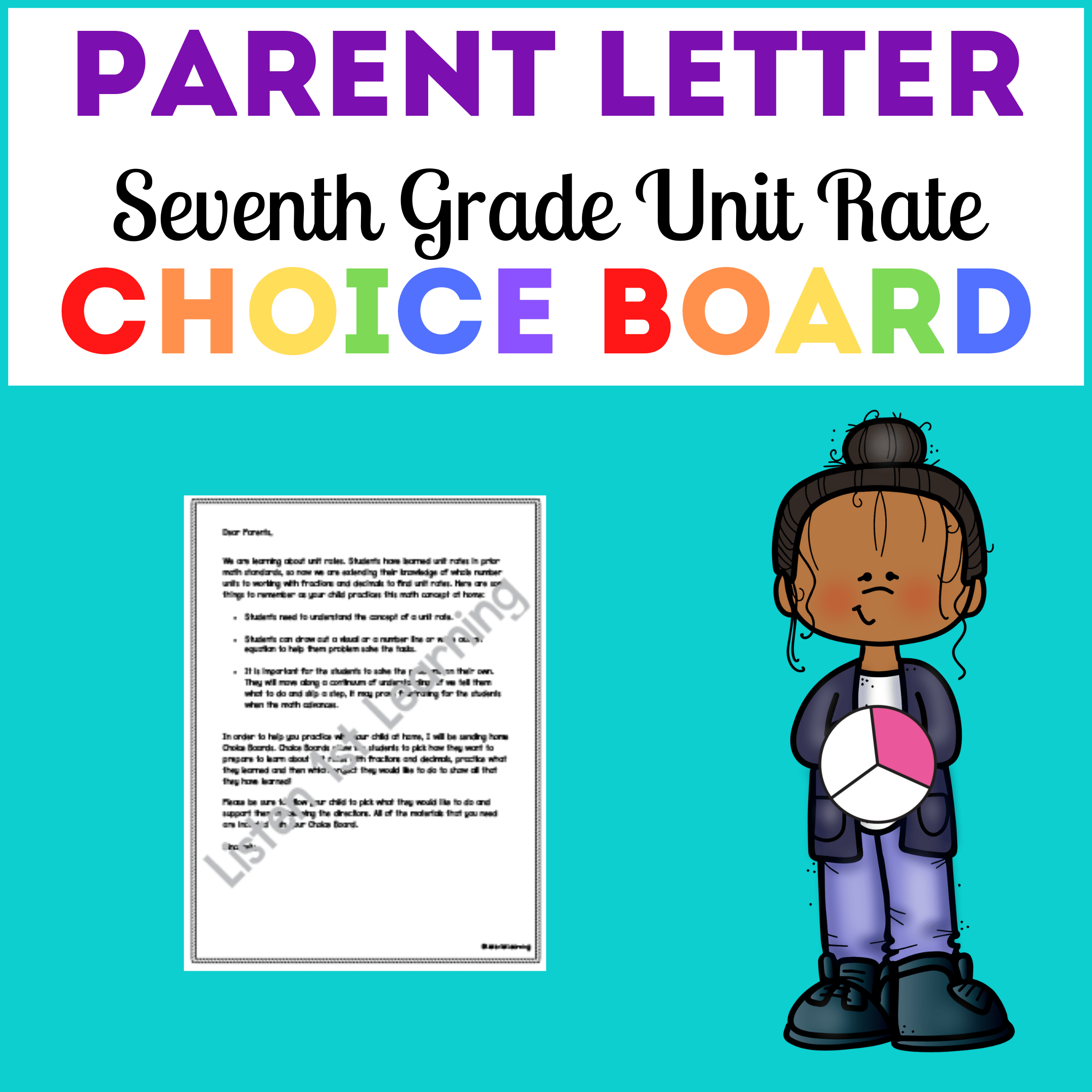 Parent Letter: Unit Rate