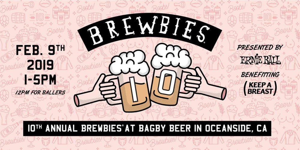 brewbies festival 2023 Brewbies Festival San Diego Events ListenSD Oceanside SD Bagby Brewing Co. Keep A Breast