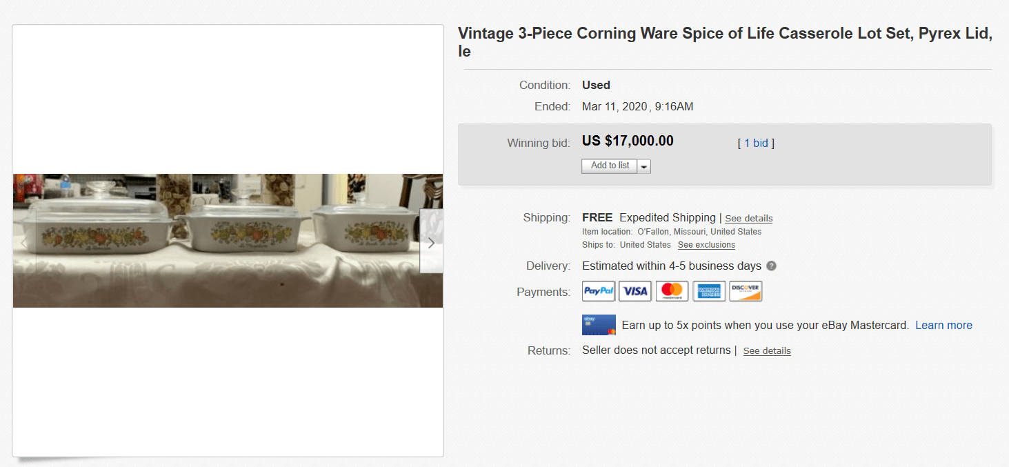 Vintage Pyrex