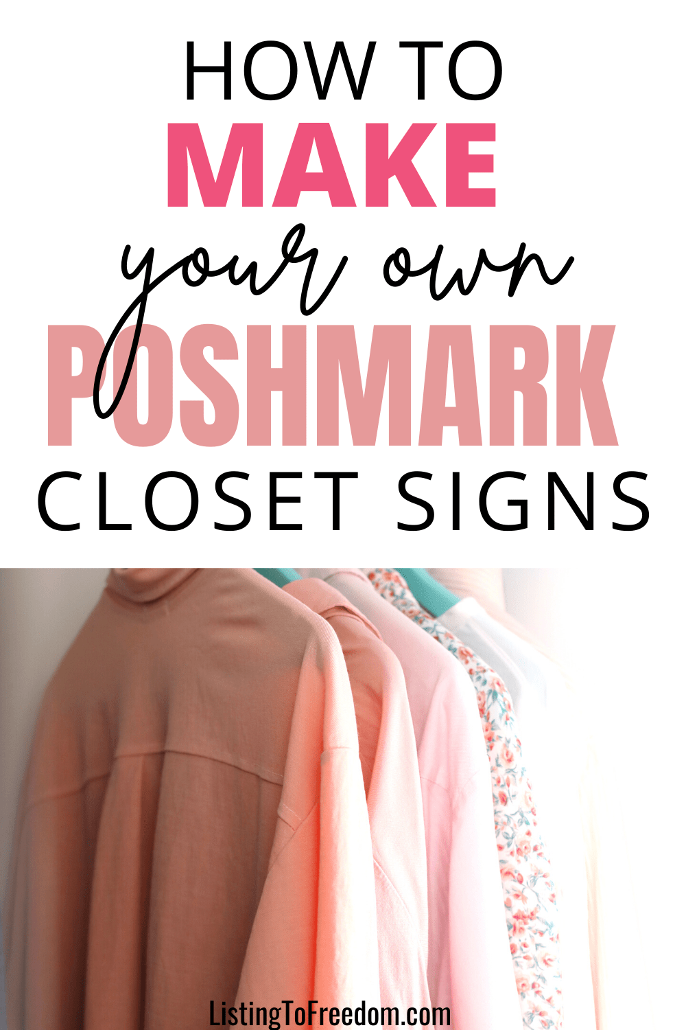 make poshmark closet signs