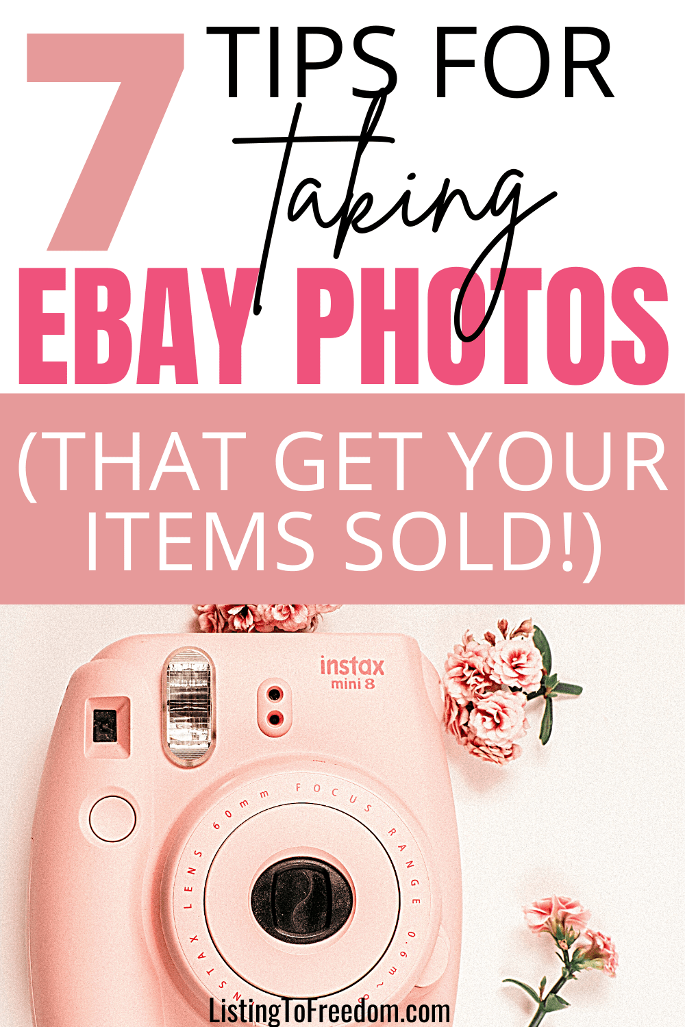 How To Take Photos For eBay