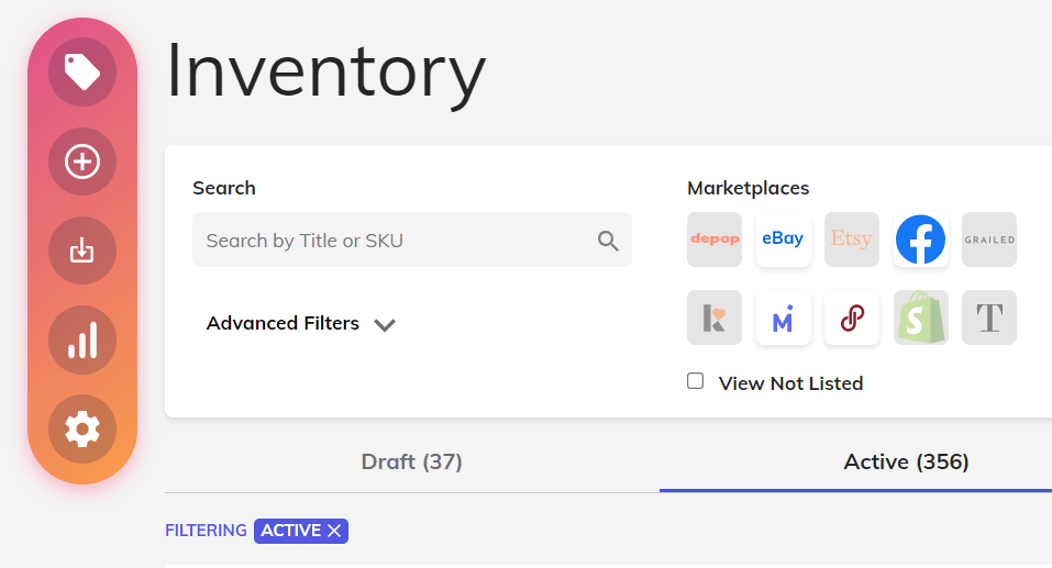 Vendoo - Creating A Listing