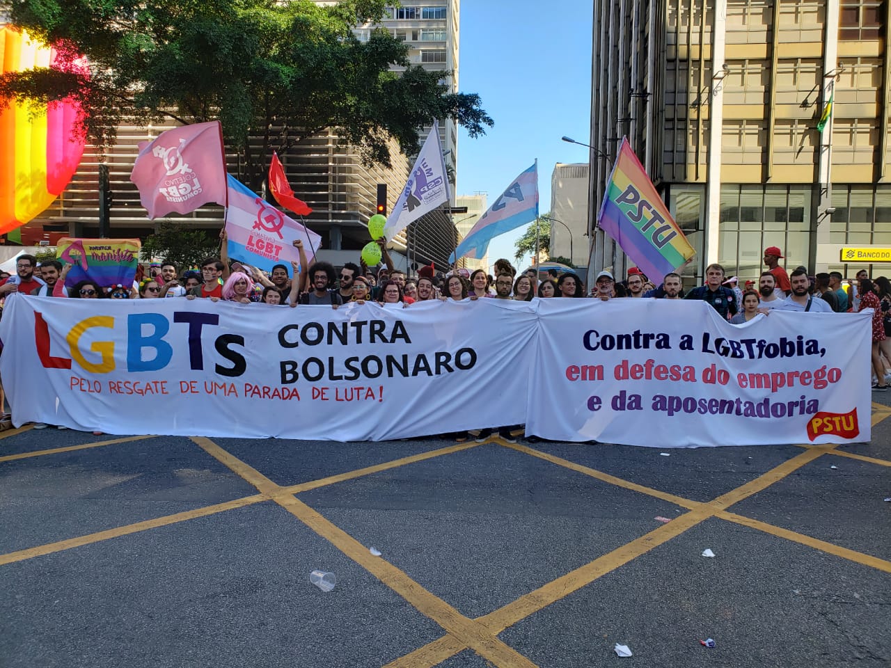 One-Million Strong LGBT+ Parade in Sao Paulo