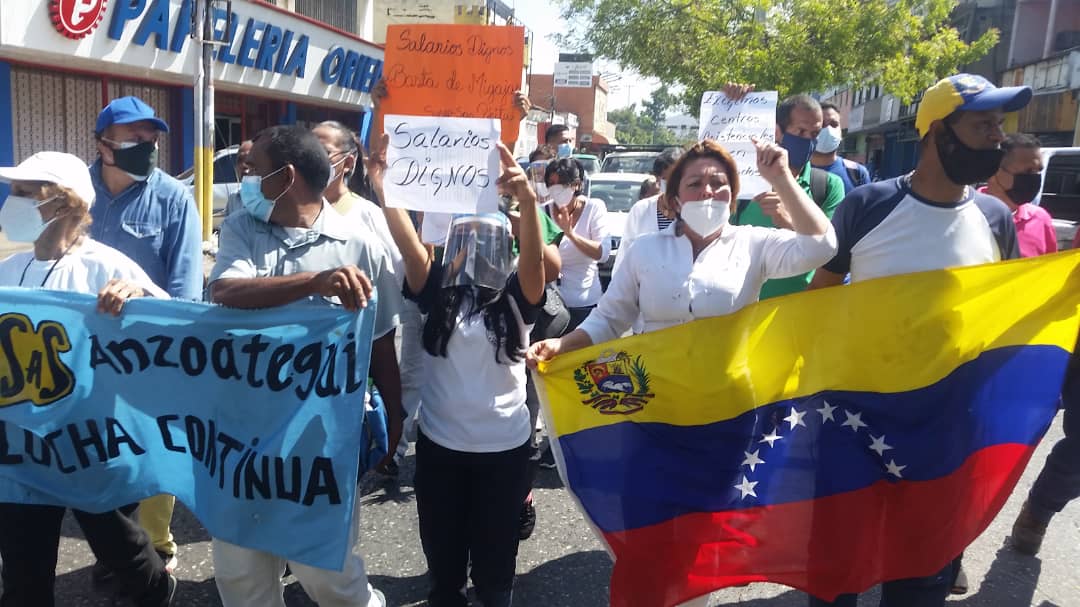 Jornada nacional de luchas: trabajadores venezolanos se movilizan por salarios y pensiones dignas, contra las  medidas antiobreras de Maduro y por la libertad de los trabajadores presos