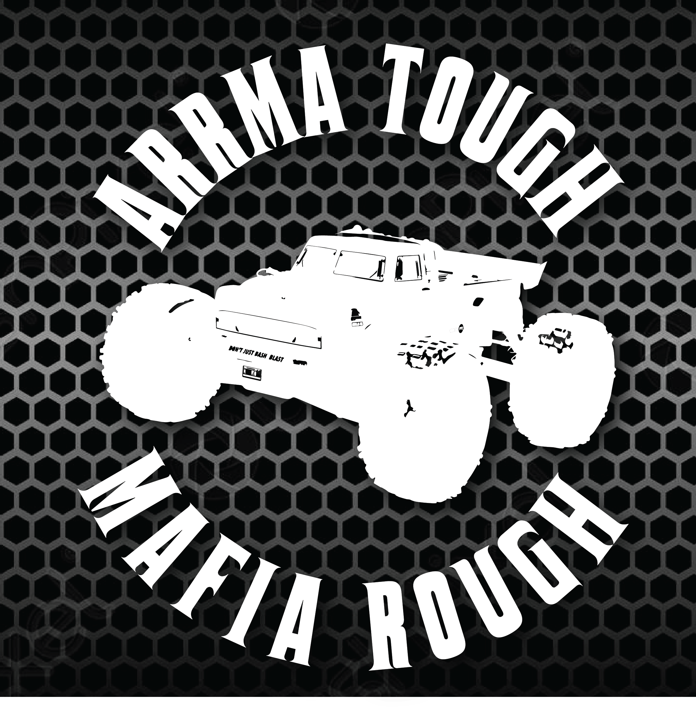 Arrma Rough Mafia Tough Decal Lit Decals