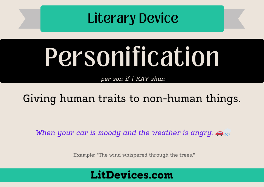 Personification definition literature 11 common types of figurative