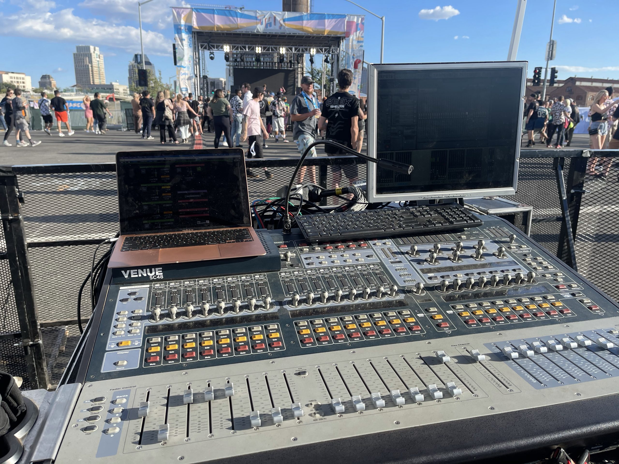 Avid SC48 mixing console