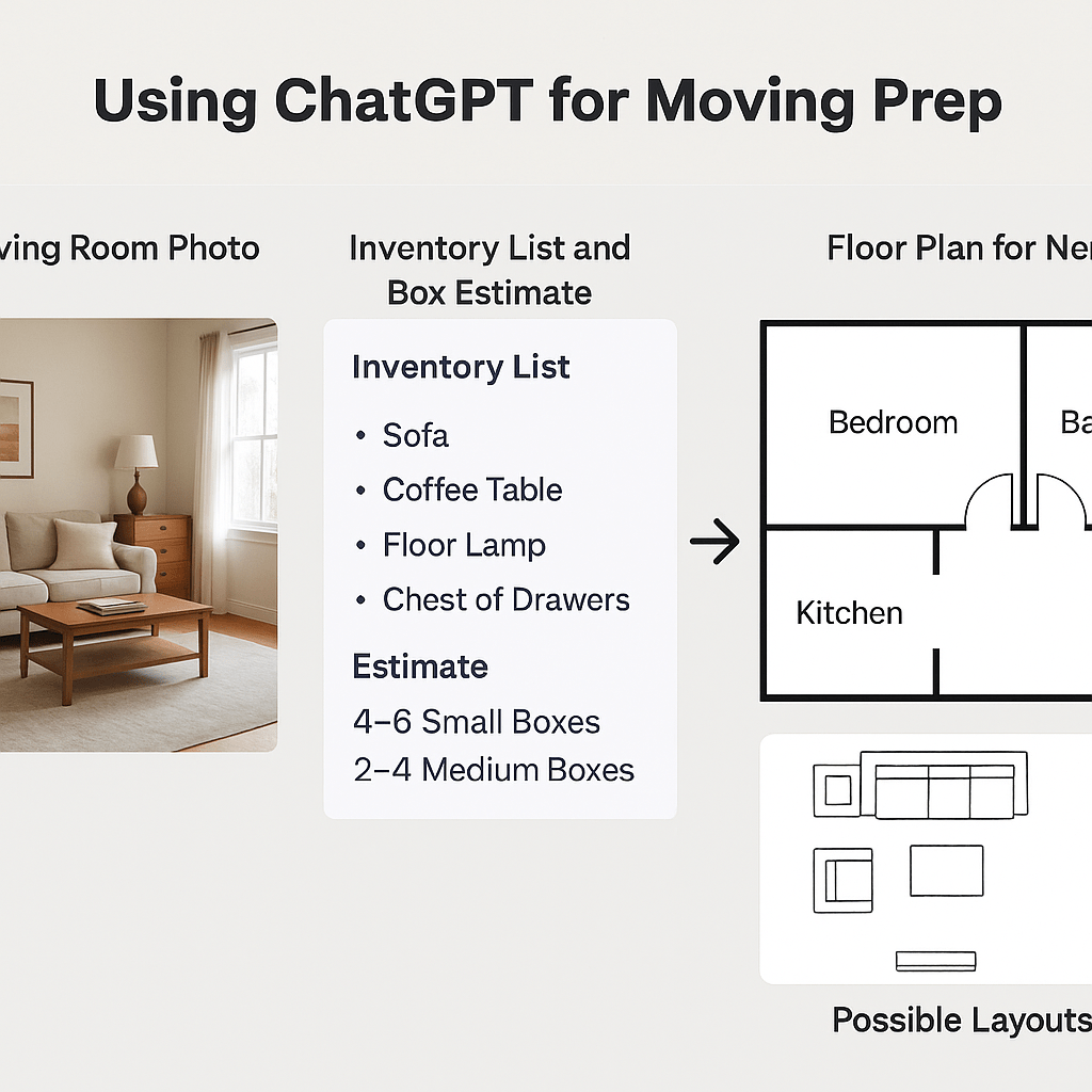 use ai to take pictures of your furniture and create a floor plan