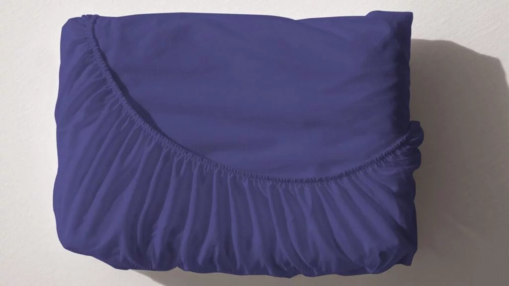 Drap housse 2 en 1 coloris Bleu azur