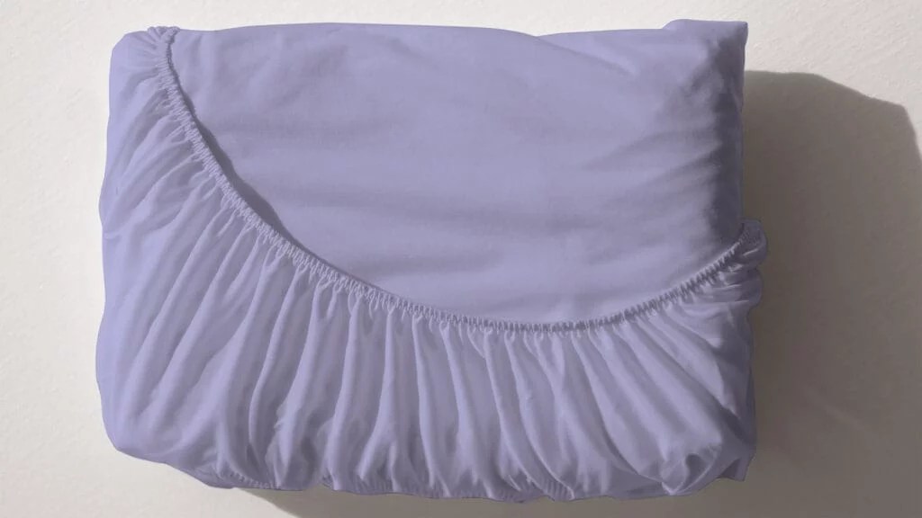 Drap housse 2 en 1 coloris Lavande