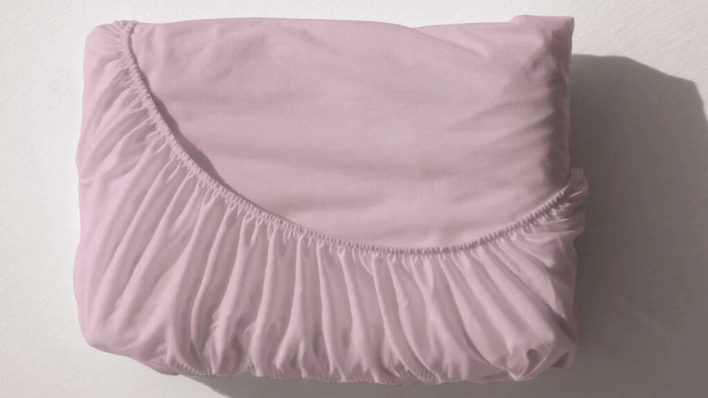 Drap housse 2 en 1 coloris Rose
