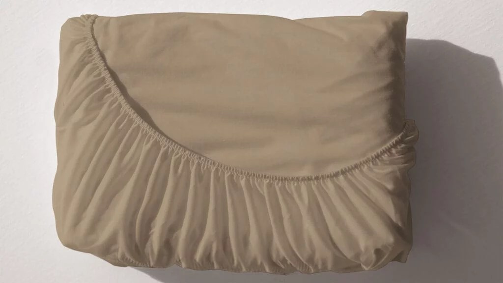 Drap housse 2 en 1 coloris Taupe