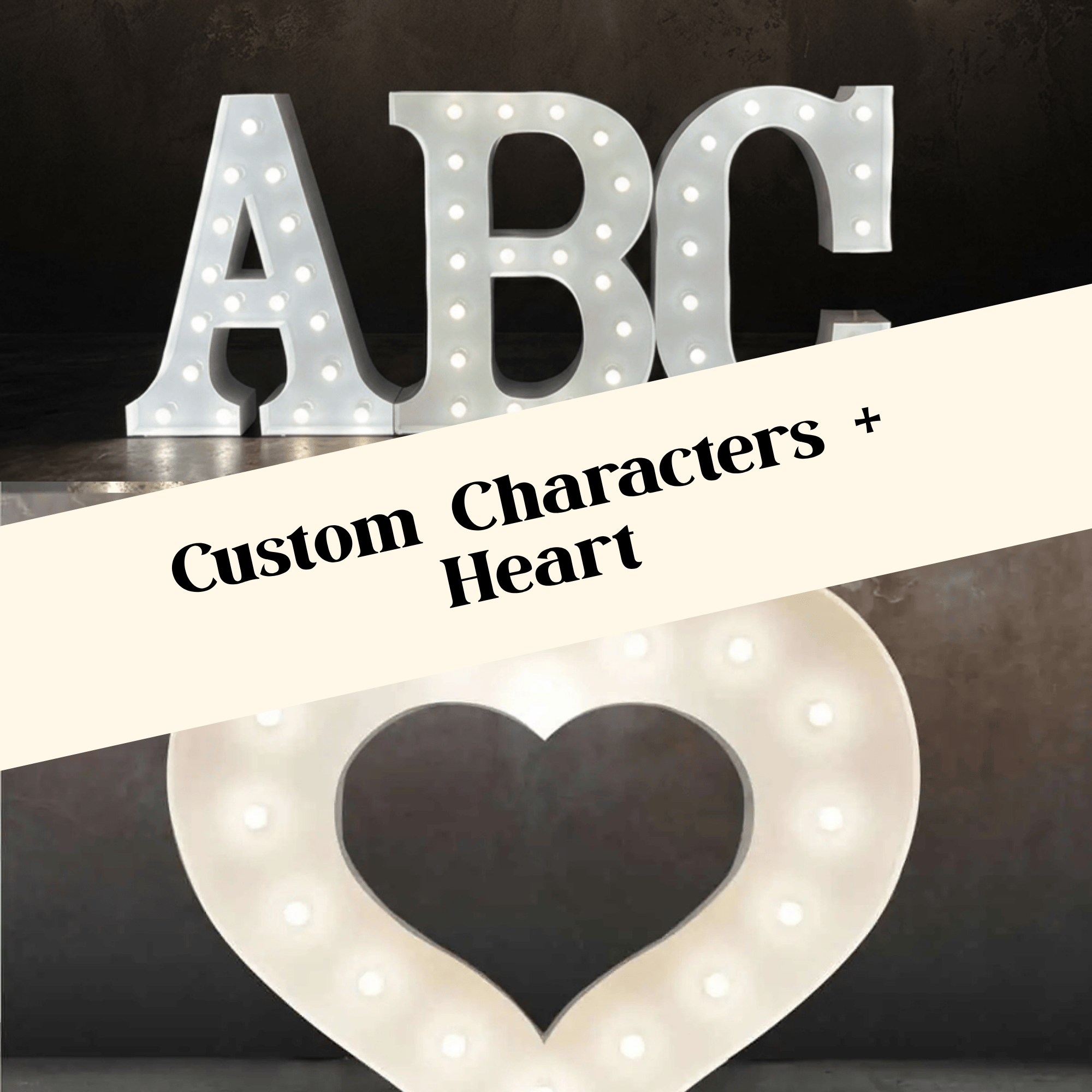 Custom Light up Characters + Heart