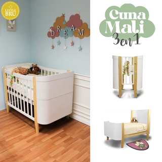 A Pedido: Cuna Evolutiva Mali 3 en 1