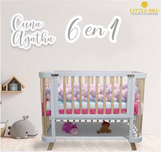 A Pedido: Cuna Evolutiva Agatha 6 en 1