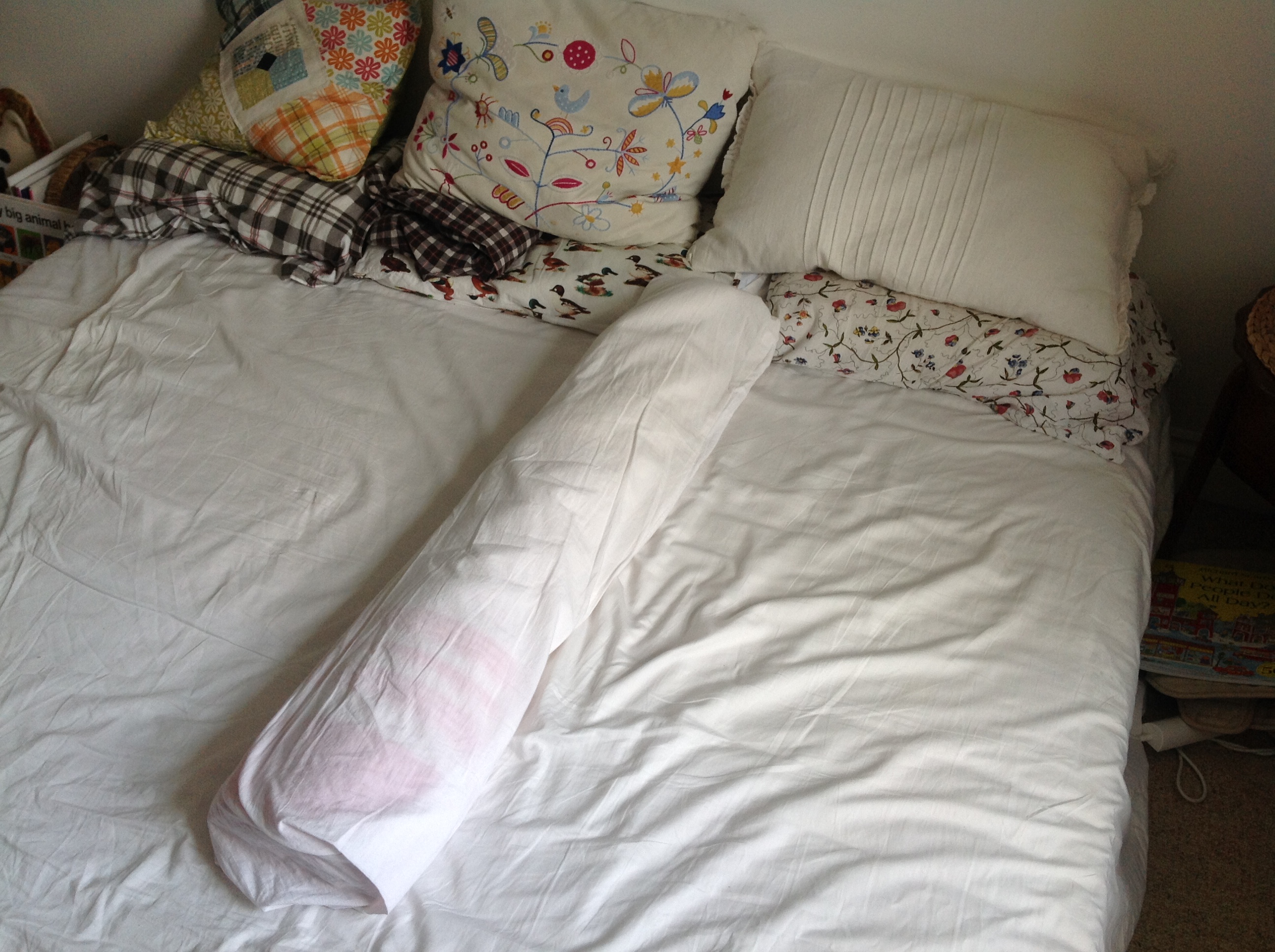Cosleeping with a toddler the bolster and me (and how to make your