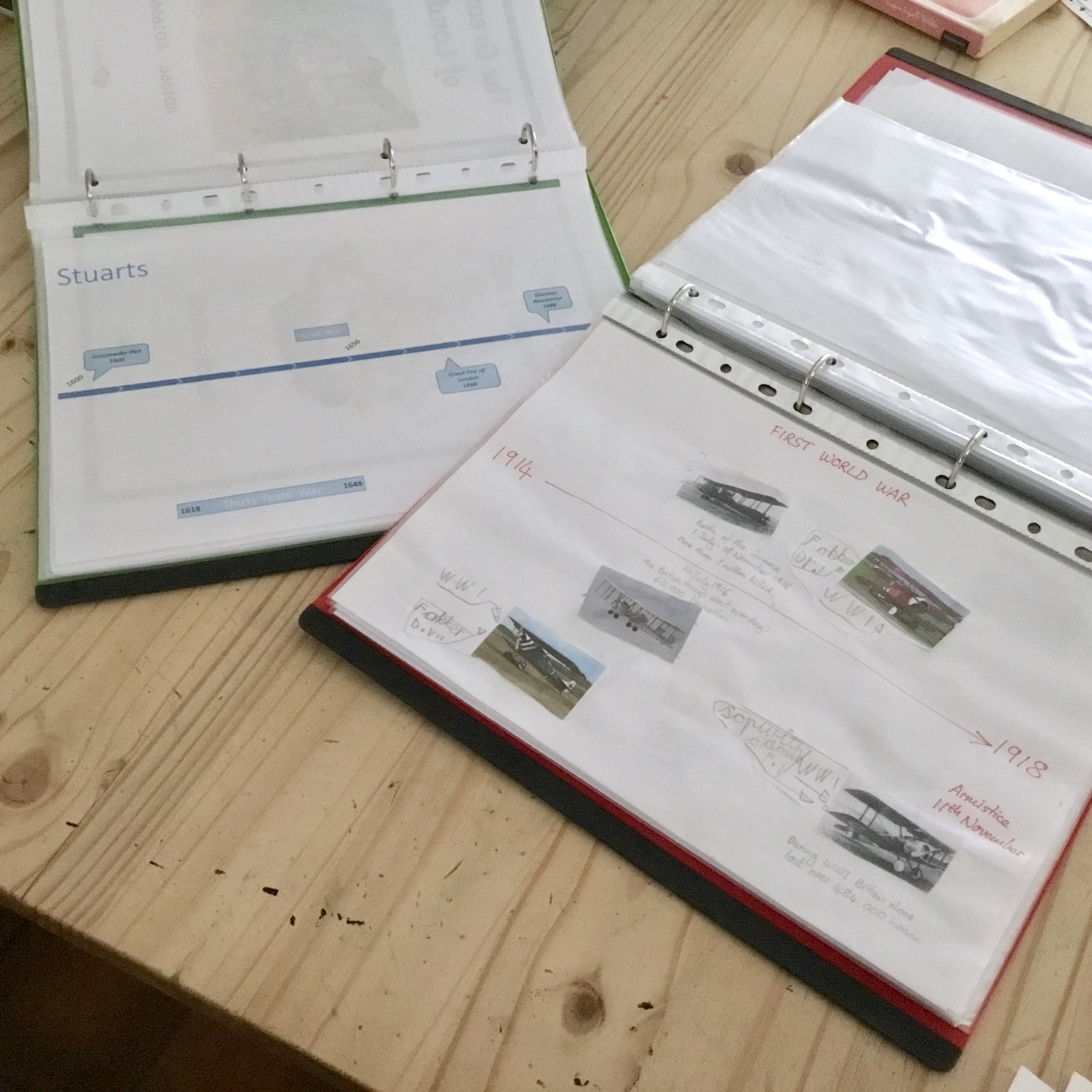 Timeline Folders for Home Education History Studies